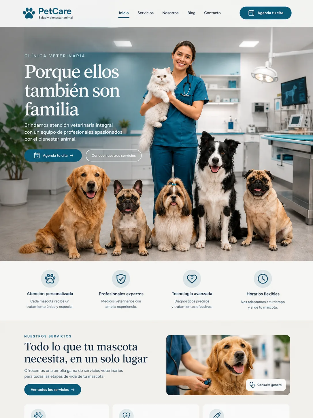 Proyecto desarrollado para veterinarias